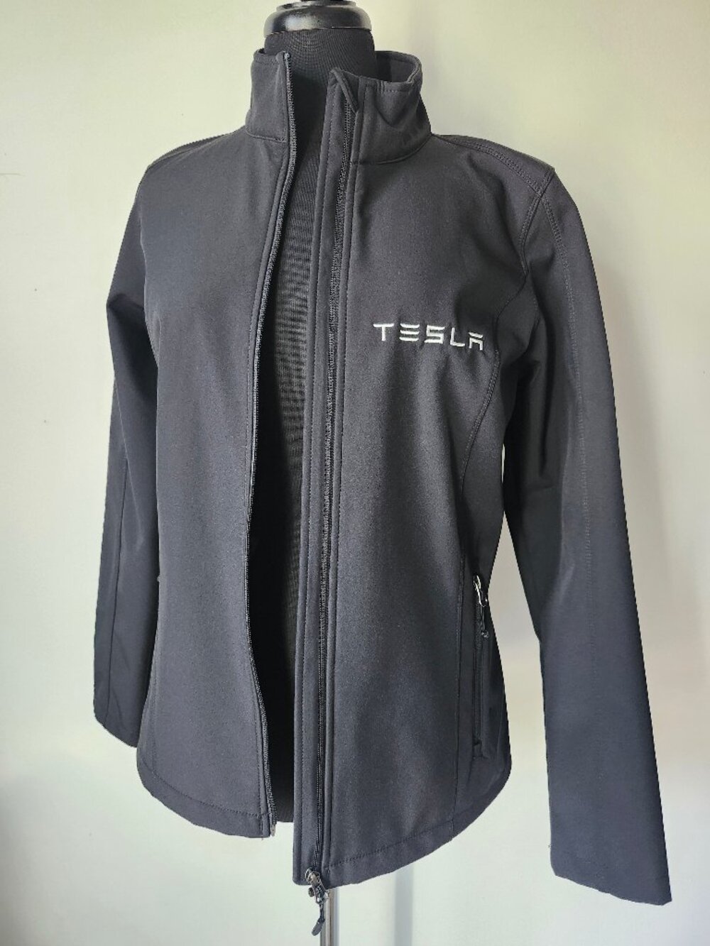 TESLA Jacket #2 Black Tesla Motors Corporate Employee Zip Jacket